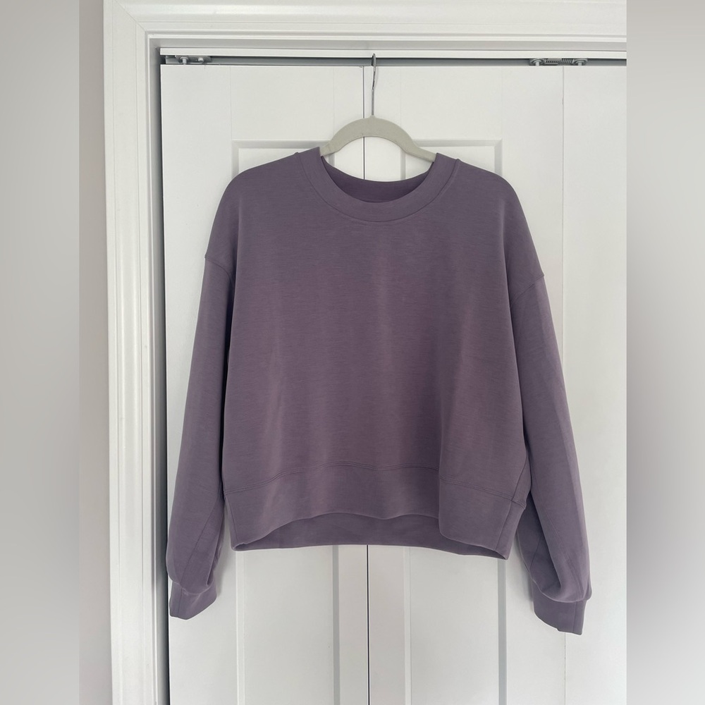 Lululemon Softsteme cropped Crewneck